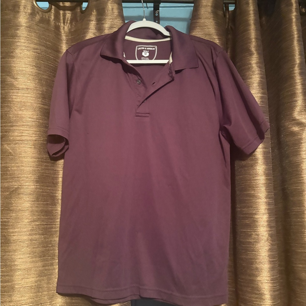 Elegant Maroon Polo Shirt for Men